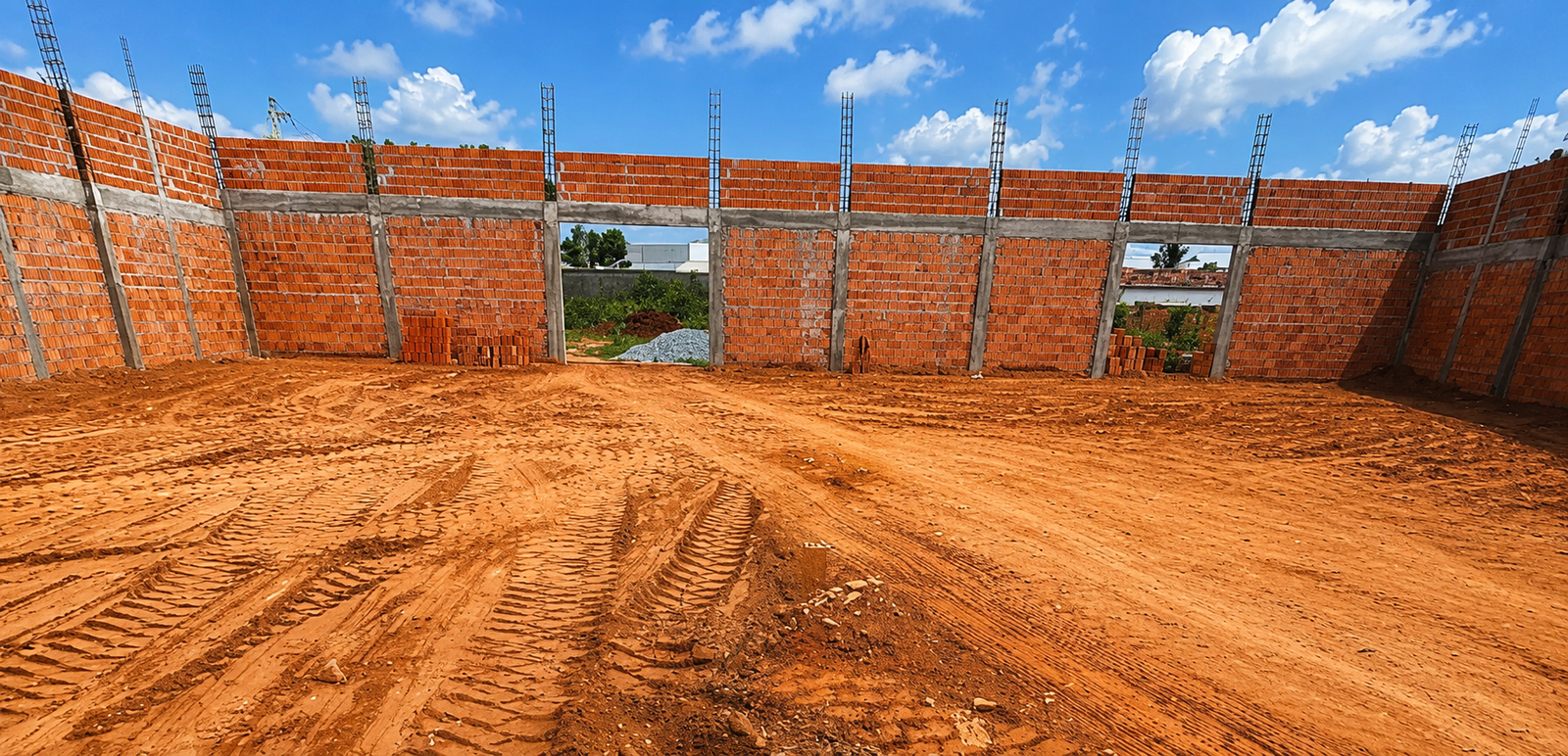 Obra executada — Construção civil em Buritizeiro/MG